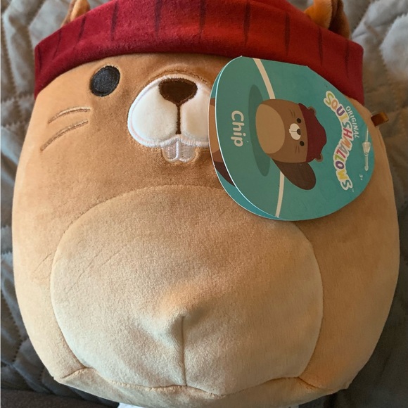 Chip The Beaver Christmas Edition Squishmallow ❤️ Brand New - Picture 2 of 3
